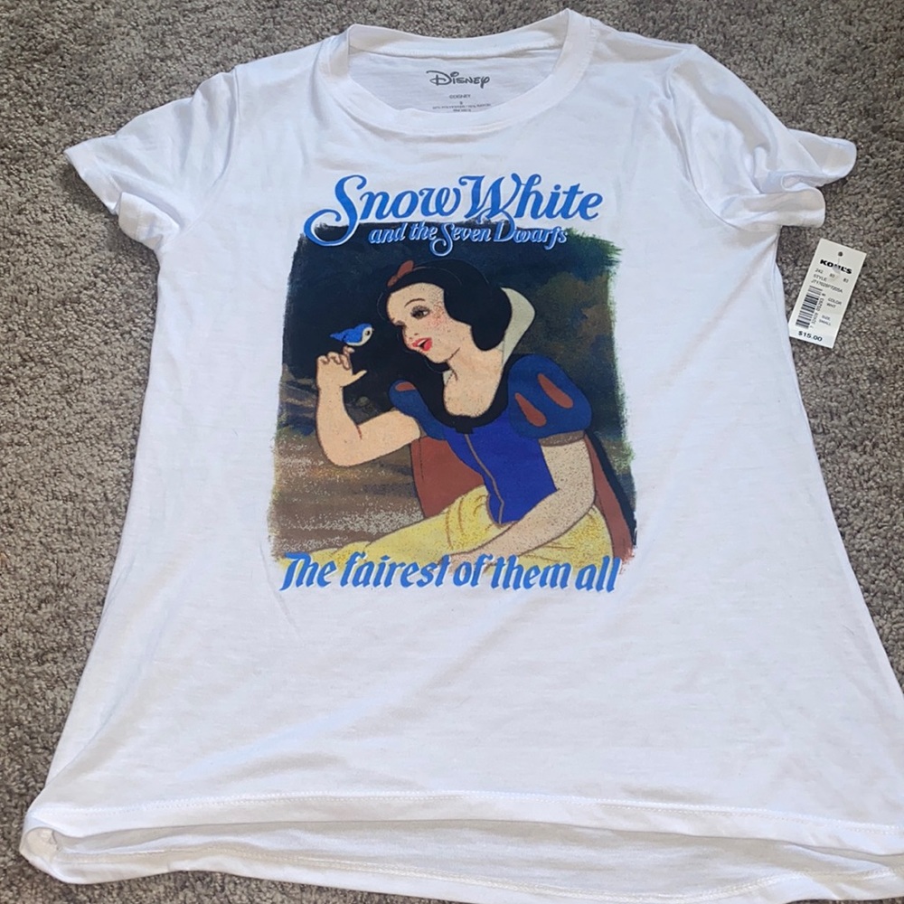 Womens Disney Snow White T-shirt size S NWT